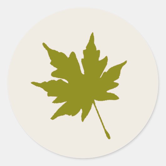 Sticker für farbiges Fallleaf (Vorderseite)