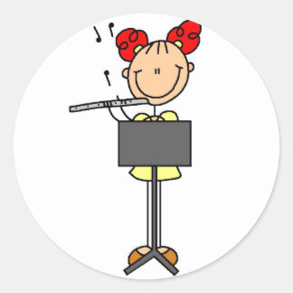 Sticker für Flute-Player-Sticker
