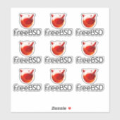 Sticker für FreeBSD-Projekte (Blatt)