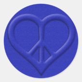 Sticker für Frieden und Liebe (Vorderseite)