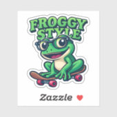 Sticker für Froggy Style (Blatt)