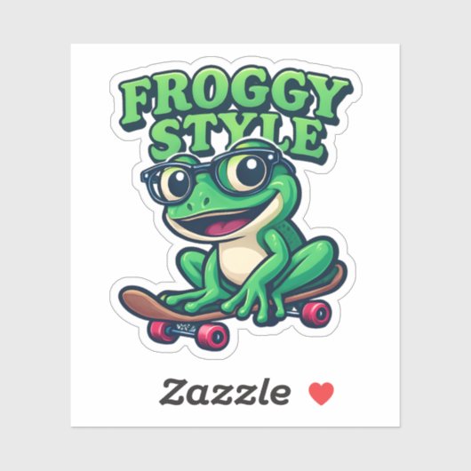 Sticker für Froggy Style (Blatt)