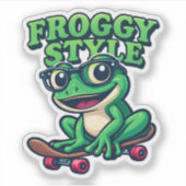 Sticker für Froggy Style (Vorderseite)