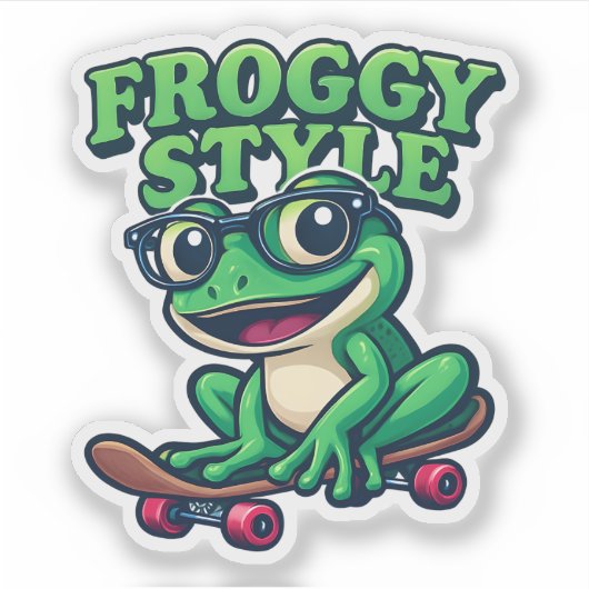 Sticker für Froggy Style (Vorderseite)