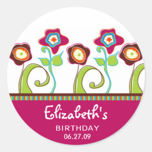 Sticker für Funky Blume