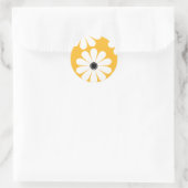 Sticker für Funky Daisies (Gelb) (Tasche)