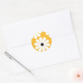 Sticker für Funky Daisies (Gelb) (Umschlag)