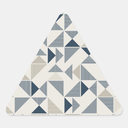 Sticker für geometrische Dreiecke (Vorderseite)