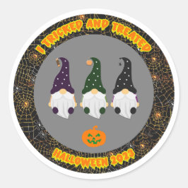 Sticker für gestrittene und behandelte Halloween-Z