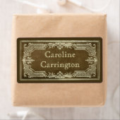 Sticker für Gilt Leather Personal Buchzeichen (Insitu)