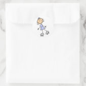 Sticker für Girl-Skaten-Sticker (Tasche)