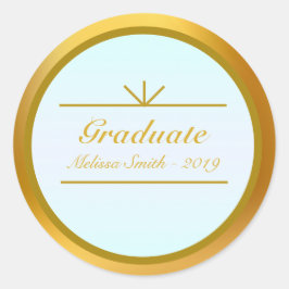 Sticker für Gold und Türkis