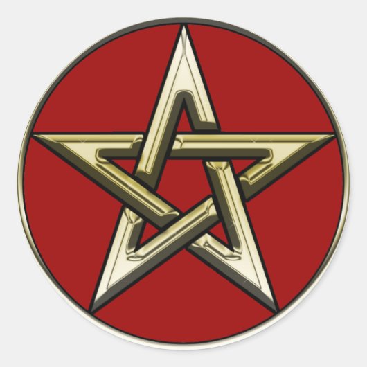 Sticker für Golden Pentagram (Vorderseite)