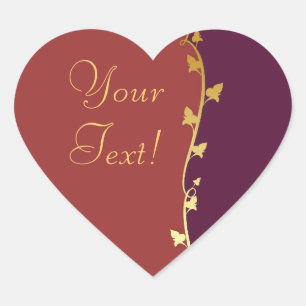 Sticker für goldene Blätter