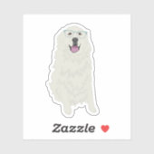 Sticker für Großpyrenäen (Blatt)