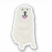 Sticker für Großpyrenäen (Vorderseite)