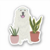 Sticker für Großpyrenäen (Vorderseite)