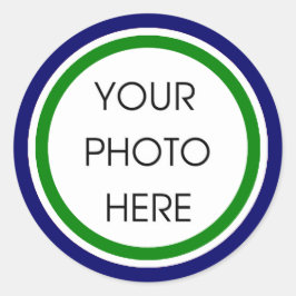 Sticker für grüne und blaue Vorlagen