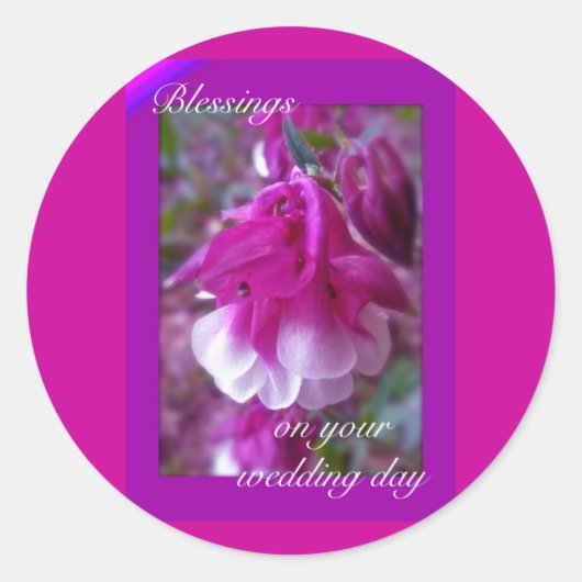 Sticker für Hochzeitstage durch Kolumne (Vorderseite)