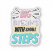 Sticker für inspirierende Zitate (Vorderseite)