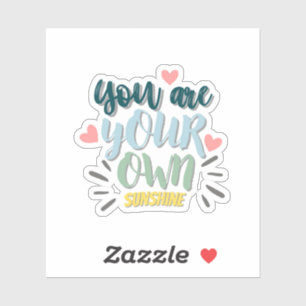 Sticker für inspirierende Zitate