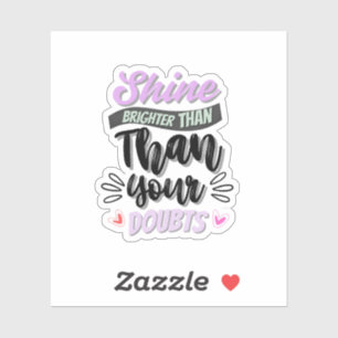 Sticker für inspirierende Zitate