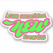 Sticker für inspirierende Zitate (Vorderseite)