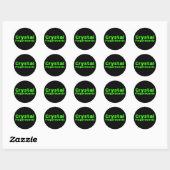Sticker für Kristallabnehmer (Blatt)