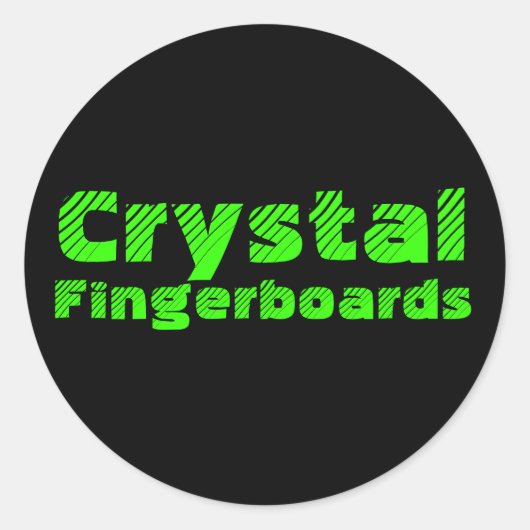 Sticker für Kristallabnehmer (Vorderseite)
