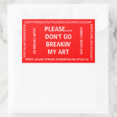 Sticker für Künstler (Tasche)