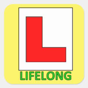 Sticker für lebenslanges Lernen