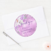 Sticker für Lila Blumenkohl, Quinceanera Lilac (Umschlag)