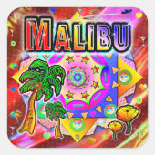 Sticker für Malibu Tropical Friends (Vorderseite)