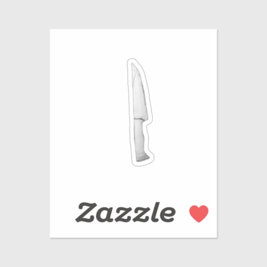 Sticker für Messer (Blatt)