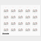 Sticker für Minimalistische Wildblume (Blatt)