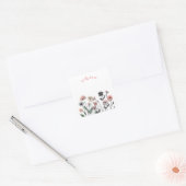 Sticker für Minimalistische Wildblume (Umschlag)