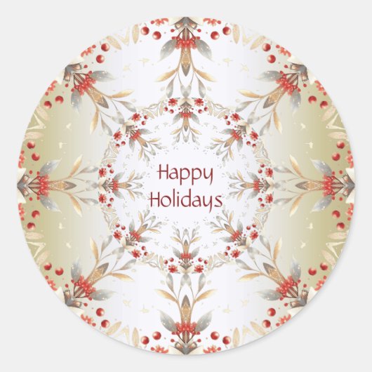 Sticker für moderne Blume (Vorderseite)