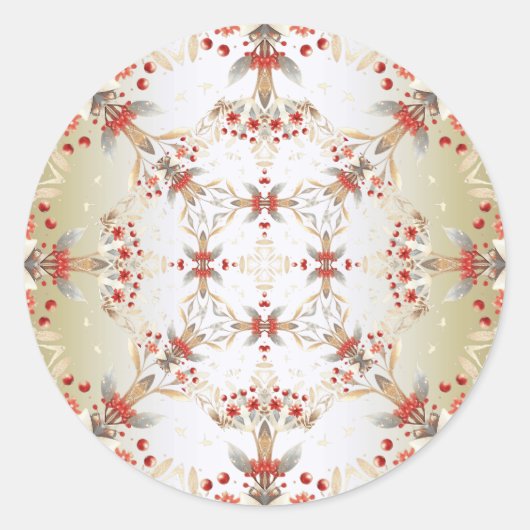 Sticker für moderne Blume (Vorderseite)