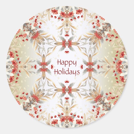 Sticker für moderne Blume (Vorderseite)