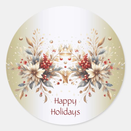 Sticker für moderne Blume (Vorderseite)