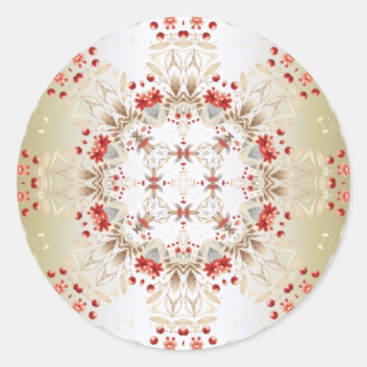 Sticker für moderne Blume (Vorderseite)