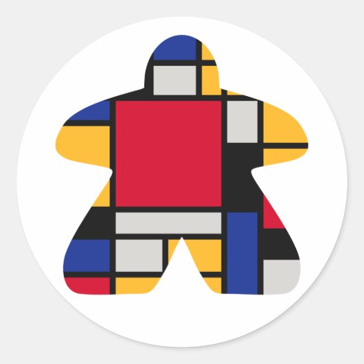 Sticker für moderne Kunst (Vorderseite)