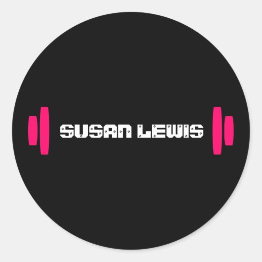 Sticker für moderne Personal Trainer (Vorderseite)