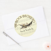 Sticker für Musik-Design-Buchzeichen (Umschlag)