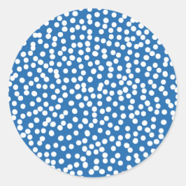 Sticker für Nebulas Blue Snow Dots