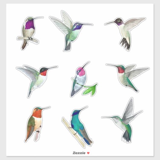 Sticker für Nordamerika (Blatt)