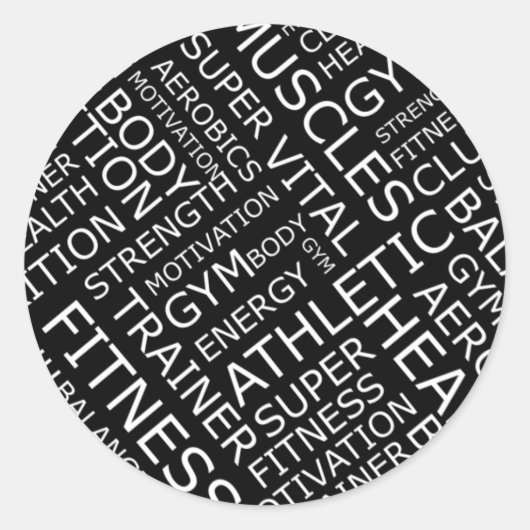 Sticker für Personal Trainer oder Fitness Center (Vorderseite)