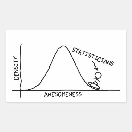 Sticker für phantastische Statistiker (Vorderseite)