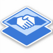 Sticker für Platform Integration - Blue Theme (Vorderseite)