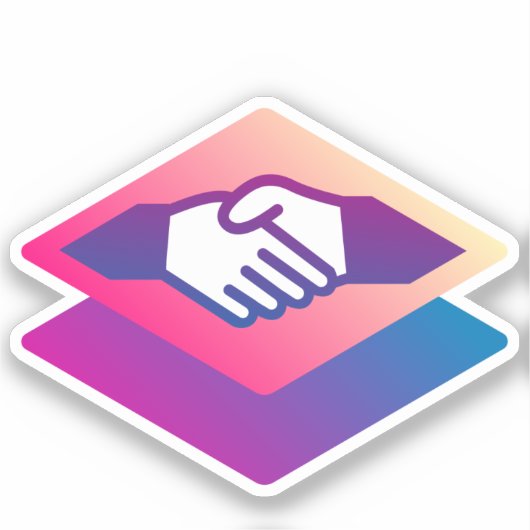 Sticker für Plattformintegration (Vorderseite)